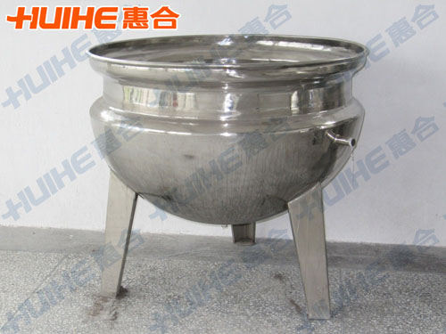 不銹鋼蒸汽加熱立式不攪拌夾層鍋